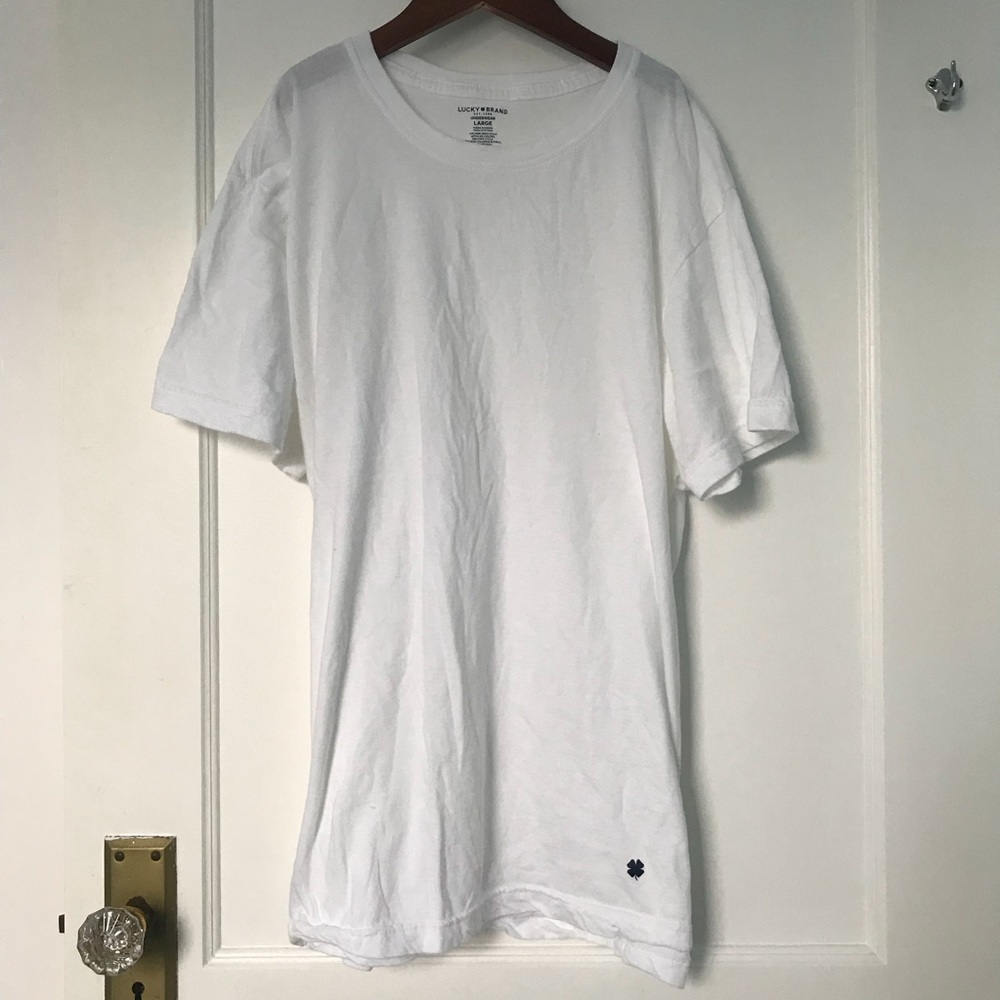 CLOSET CLEAROUT Lucky brand white tee shirt